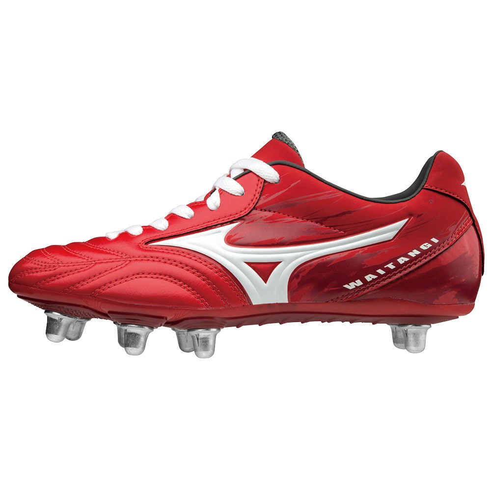 Scarpe da Rugby Mizuno WAITANGI PS Donna - Rosse/Bianche - 14856-OPXF